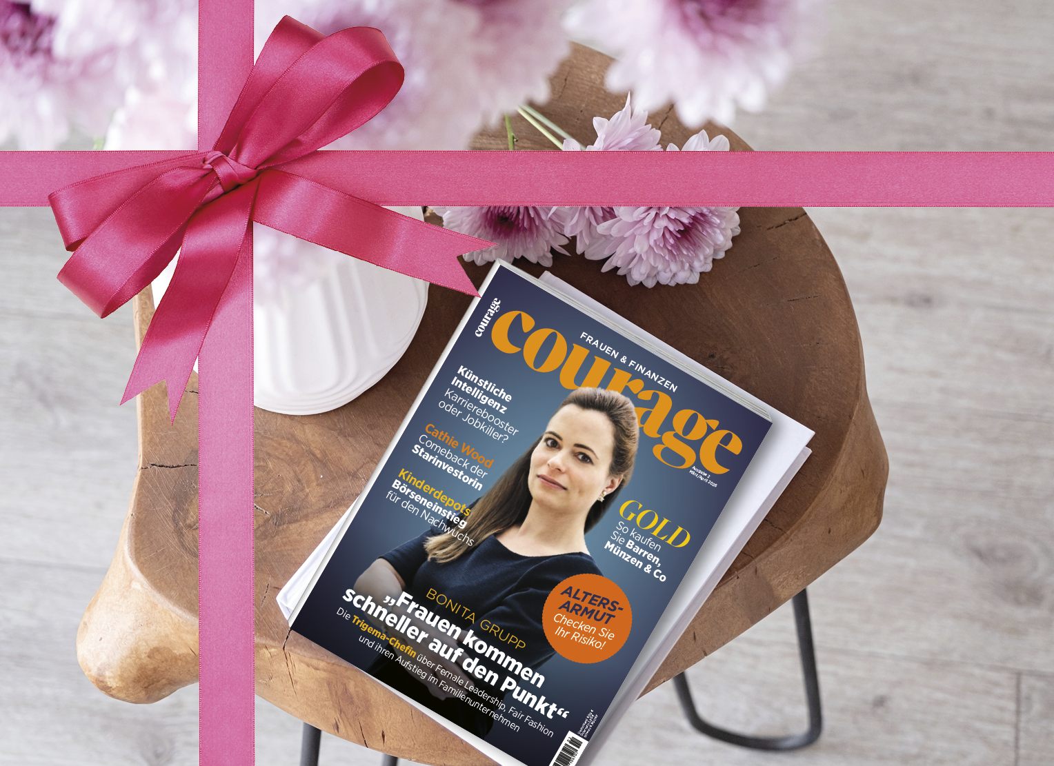 Ein Jahr Courage verschenken (6 Ausgaben - print)