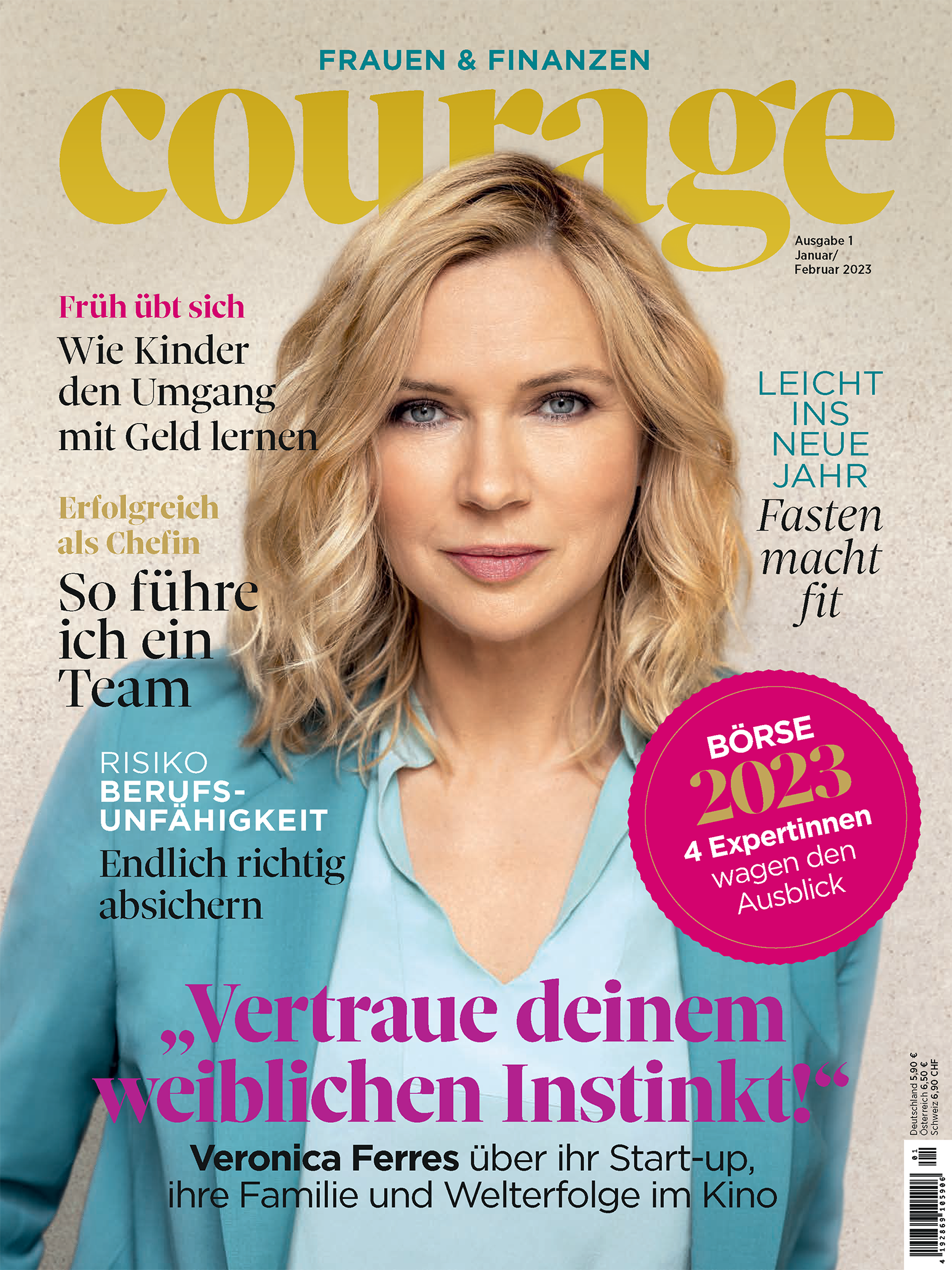 6 Ausgaben Courage (Jahresabo - print)